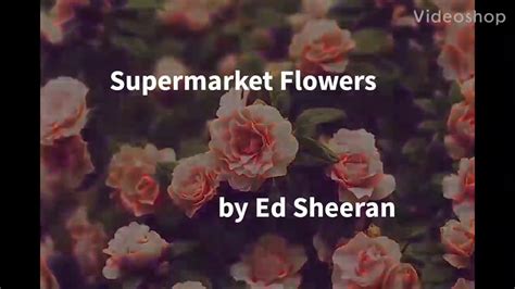 Supermarket Flowers By Ed Sheeran Cover Youtube