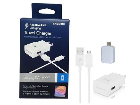 Official Samsung Adaptive Fast Charging Wall Travel Charger For S7 S6 Note 4 5 Edge W Usb To