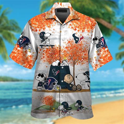 Houston Texans Snoopy Hawaiian Shirt Hot Trendy Summer Lefrock