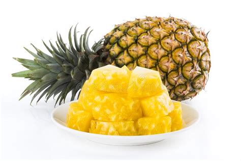 Pineapple Isolated On A White Background Stock Image Image Of Fruit Nature 207921723