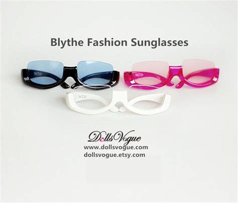 Blythe Fashion Sunglasses Doll Glasses Semi Frame Eyeglasses Etsy