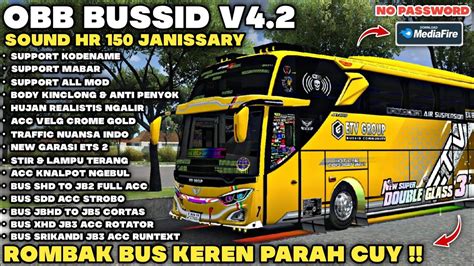 Wajib Cobain Obb Kali Ini Obb Bussid V Terbaru Sound Hr