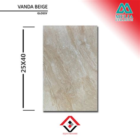 Jual Keramik Dinding 25x40 Motif Marmer Mulia Vanda Beige Kab