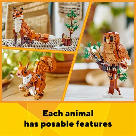 LEGO Creator 3-in-1 31154 Forest Animals: Red Fox revealed