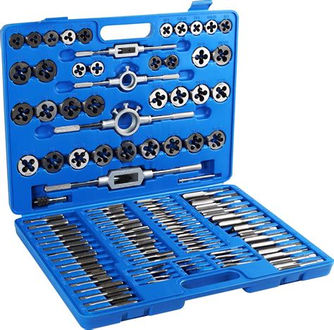 Abn Large Tap And Die Set Metric Tap And Die Kit Rethreading Tool Kit