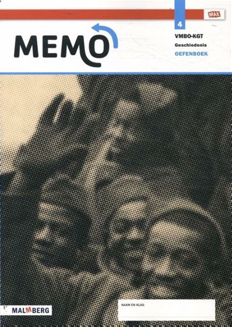 Memo Vmbo Kgt Geschiedenis Oefenboek Boeken Bol