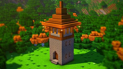 🏰 Minecraft Tutorial Como Construir Uma Torre Medieval Simples No