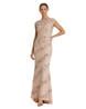 Buy Mac Duggal Women Embellished Bodycon Dress Nude Silver Color