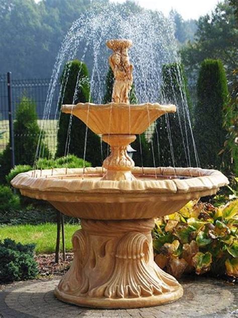 Casa Padrino Jugendstil Springbrunnen Frau Mit Sch Ssel Beige X H