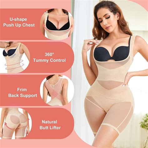 Reyeogo Body Shaper For Women Tummy Control Shapewear Bodysuit Waist