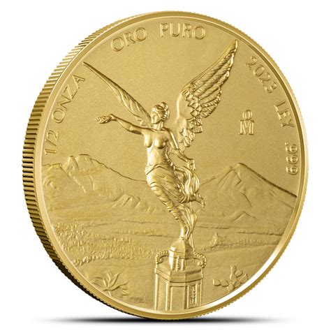 2023 1/2 oz Gold Mexican Libertad Coins (BU) - Silver.com™