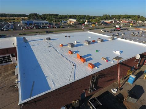 Dollar General Flat Roof Membrane Installation Madison, IN