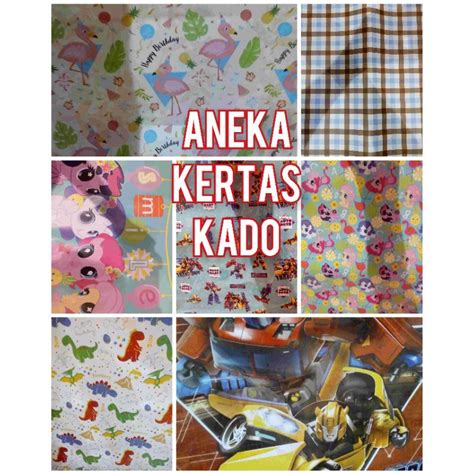 Jual Aneka Kertas Kado Shopee Indonesia