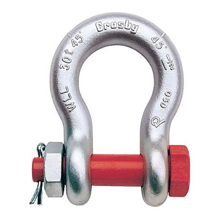 Mazzella Crosby G Galvanized Carbon Shackle Bta T Wll