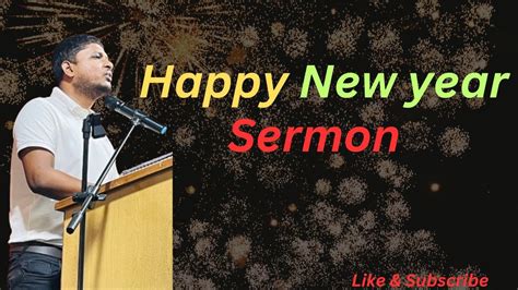 New year sermon - YouTube