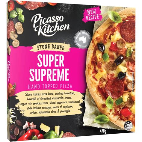 Picasso Kitchen Super Supreme Pizza 470g Woolworths