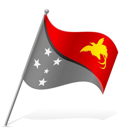 flag of Papua New Guinea vector illustration 510217 Vector Art at Vecteezy