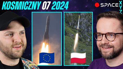 Polska rakieta Bursztyn sięga kosmosu start Ariane 6 loty Falcona 9