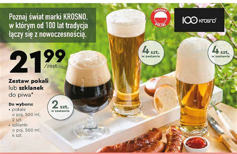 Promocja Szklanki Do Piwa 500 Ml Krosno W Biedronka