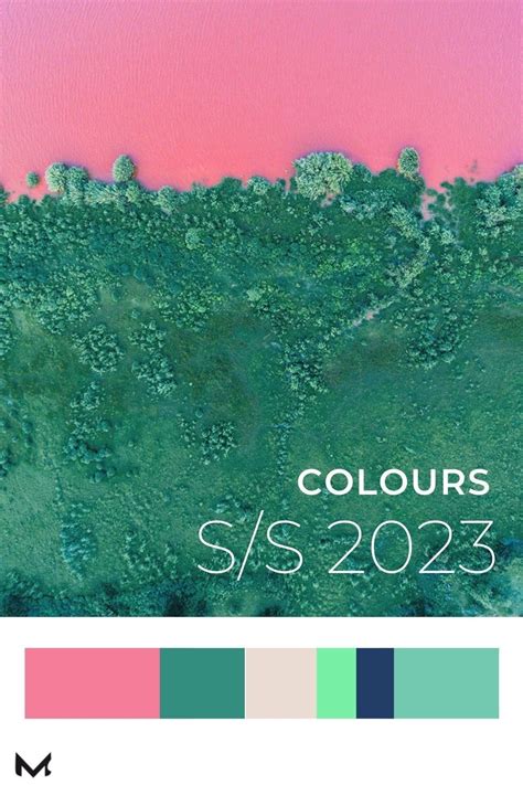 Colours s s 2023 pool green strawberry pink – Artofit