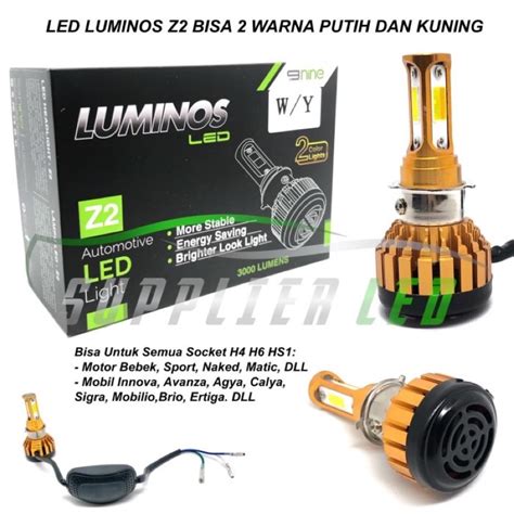 Jual Lampu Led Motor Mobil H H Luminos Z Bisa Warna Putih Dan