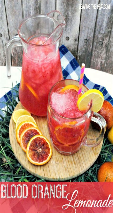 Blood Orange Lemonade Mix Up A Batch Of This Refreshing Lemonade For