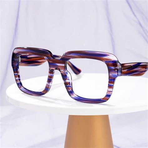 Winifred Square Purple Eyeglasses Vooglam