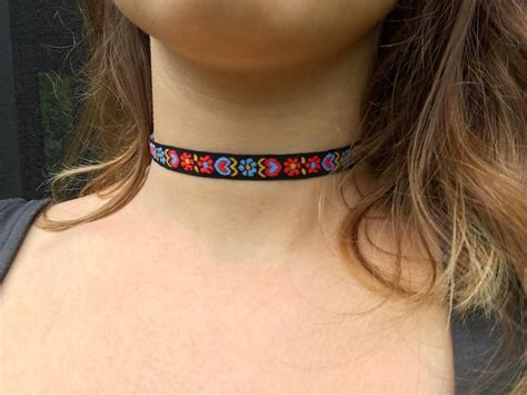 Bohemian Choker Necklace Ethnic Choker Boho Choker Aztec Etsy