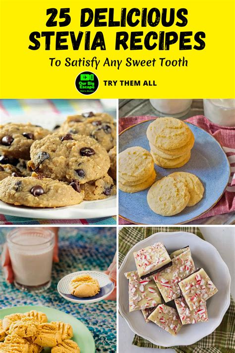 25 Delicious Stevia Recipes To Satisfy Any Sweet Tooth | Stevia recipes ...