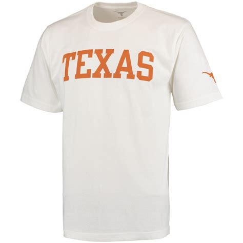 Texas Longhorns White Block T Shirt