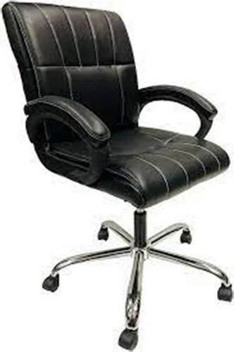 Leather High Back Executive Director Revolving Office Chair Fixed Arm