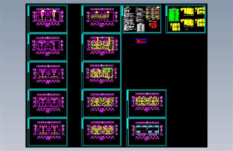 某五层小住宅电气施工图autocad 2007模型图纸下载 懒石网