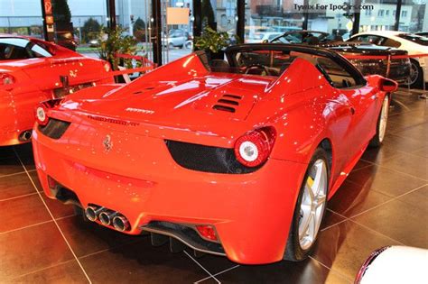 2013 Ferrari 458 Italia Spider F1 2013 New Vehicle Car Photo And