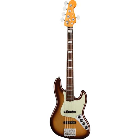 Fender Ultra Jazz Bass V Mocha Burst Reverb