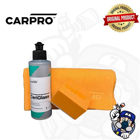 Carpro Ceriglass Kit Ml C W Accessories Glass Polish Cleaner