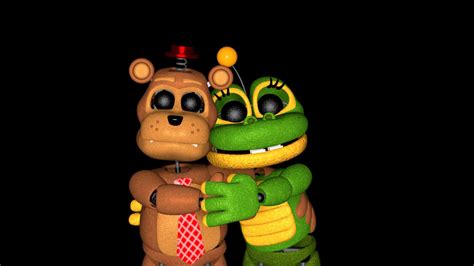 Happy Frog X Nedd Bear By Randomfnaffan1 On Deviantart