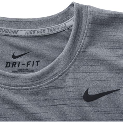 Nike Mens Dri Fit Touch Heathered Short Sleeve Top Bobs Stores