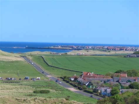 Seahouses To Bamburgh View Of Seahouses From The Castle Flickr