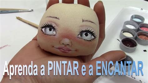 Demonstra O Pintura De Rosto De Boneca De Pano Aprenda A Pintar E A