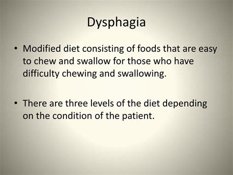 Ppt Dysphagia Diet Powerpoint Presentation Free Download Id2211713