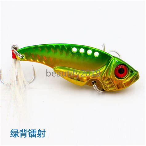 10Pcs Metal VIB Lure Bass Fishing Lures Blade Baits Walleyes Jigging