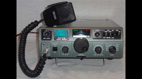 Vintage Yaesu FT 7B HF SSB Transceiver Classic YouTube