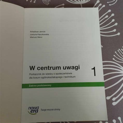 W Centrum Uwagi Nowa Era Zakres Podstawowy Lublin Kup Teraz Na