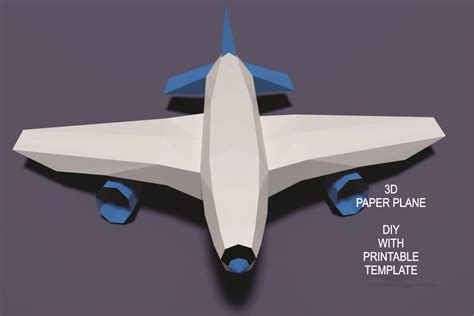 Printable 3d Paper Airplane Templates - Printable Online