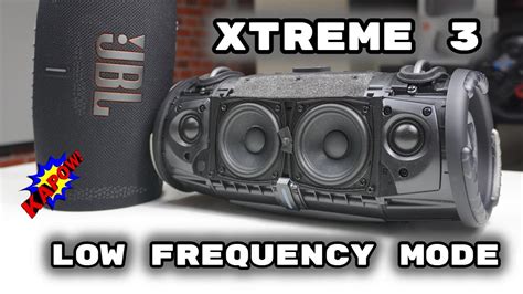 JBL Xtreme 3 How To Activate Low Frequency Mode Enabled ON OFF