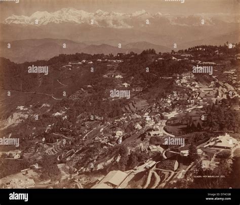 General View of Darjeeling Stock Photo - Alamy