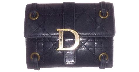 Dior Vintage Geldb Rse Aus Cannage Leder Schwarz Ref Joli Closet