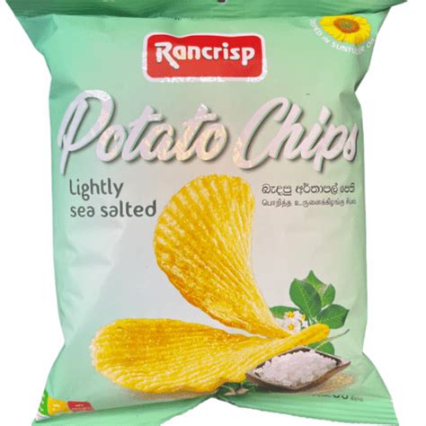 Rancrisp Potato Chips Lightly Sea Salted 60g Quickee