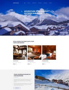 Best Html Responsive Booking Templates For Travel Hotel Booking