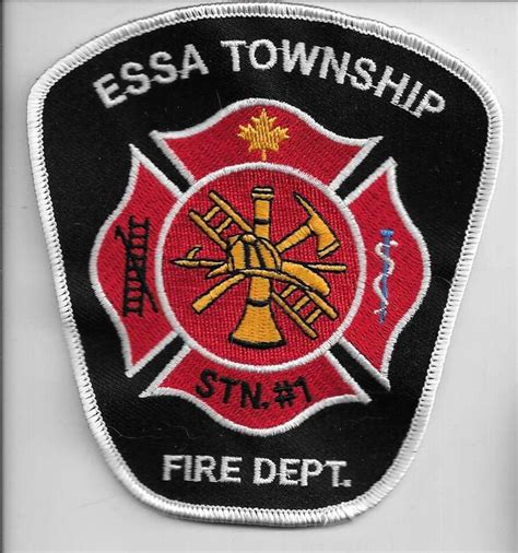 Essa Township Fire Dept Fire Dept Fire Service Ems Patch